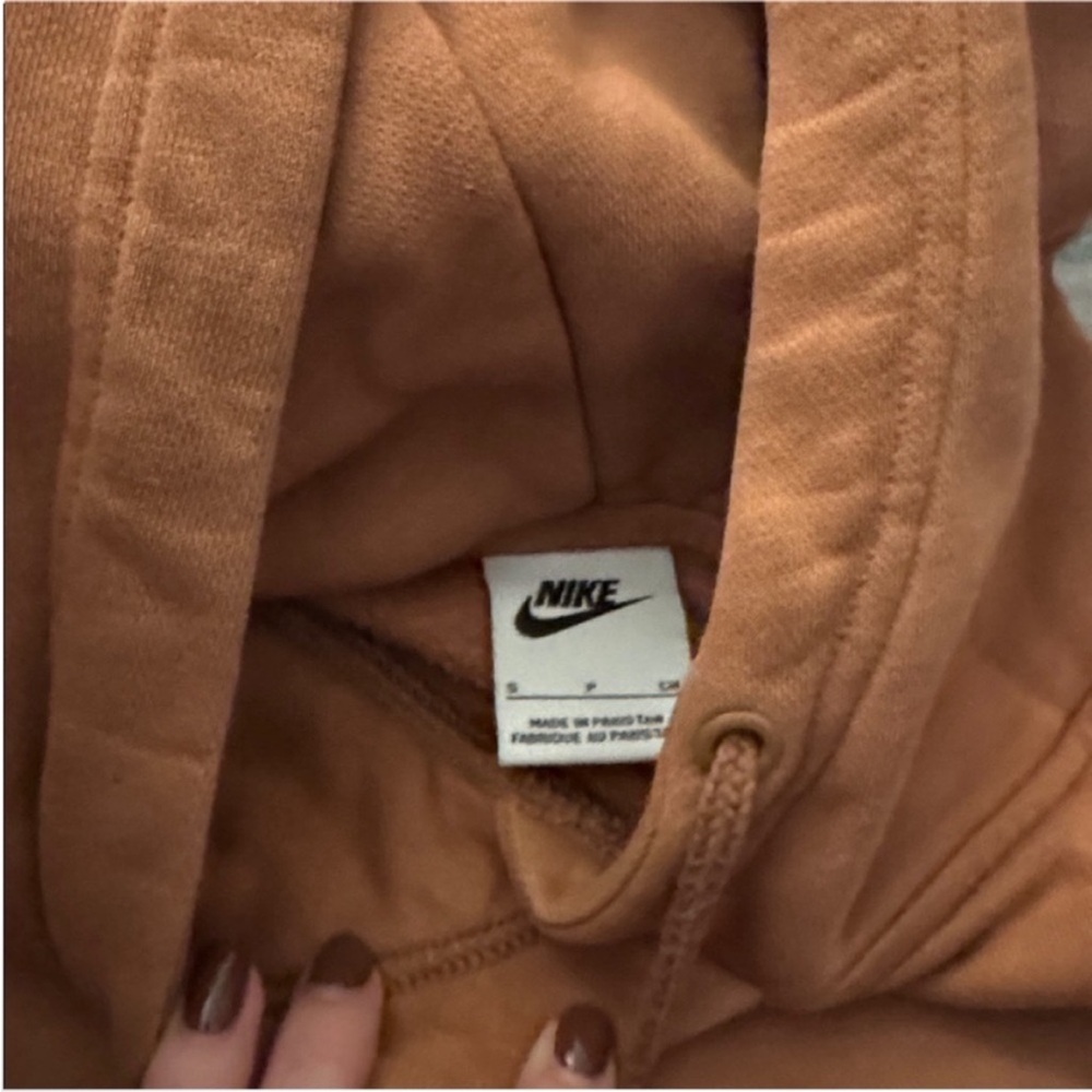 Nike Burnt Orange Hoodie - Picture 2 of 2